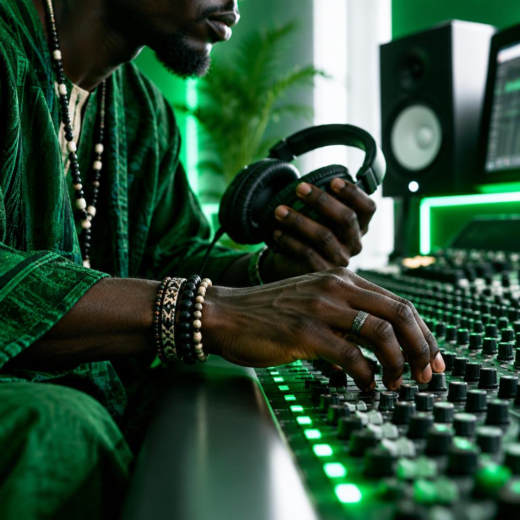 Musicien en studio